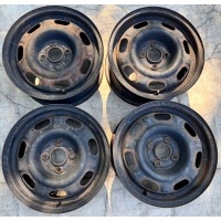 4× колесо штампованное volkswagen oe volkswagen поло гольф caddy seat 6.0 