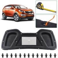 Kia sportage iii sl 10 - 15 изоляция капота комплект с шпильками 811253w000 комплект для wygłuszeń ściągacz для запонки клокспринг miernicza 3m