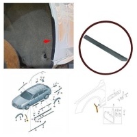 Накладка крыла левого AUDI A4 [B8] Mercedes Benz 8K0853824C 8K0853824C