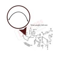 Трубка расширительного бачка Mercedes W211 Opel A2115010625 A2115010625