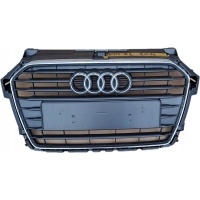 Audi a1 рестайлинг 2014 - 2018 решетка радиатора хромированная 8xa853651b