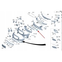 Уплотнитель капота мерседес е w213 w238 oe a2136280900