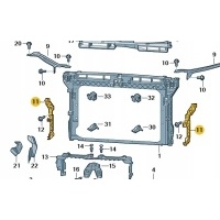 Skoda oe 3v0805308a крепление пояса