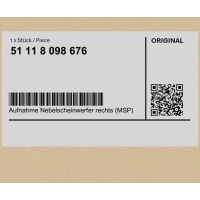 Крепление лампы przeciwmgł . , правое msp bmw 5 g30 g31