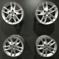 4× колесо алюминиевая fiat oe fiat панда ii , 500 5.0 