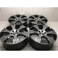 4× колесо алюминиевая volvo oe 6 - spoke чёрный diamond cut 7.5 