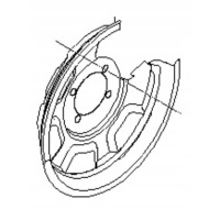Hyundai oe крышка щит правый задняя правая задняя i30 2012 - 2017 58390a6100