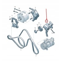 Audi tt fv а / c compressor bracket 059145169cl