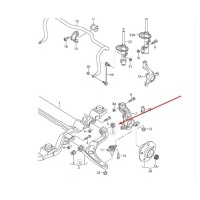 Сайлентблок переднего рычага Volkswagen Transporter T5 SB0959, 7H0407182A, 7H0407182