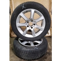 Колёса алюминиевые колёсные диски 205 / 55 r16 5x112 мерседес w203 2шт пара