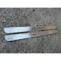 Накладка порог порога хромированная peugeot 307 cc 03 - 09
