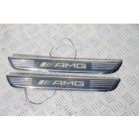 Накладка накладка накладки порога мерседес c - klasa w205 s205 c63 c63s 6.3 amg