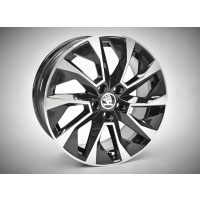 Колесо алюминиевая skoda oe skoda fabia iii rapid 6v0 7.0 