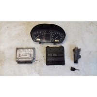 Блок управления 047906033j 5wp40181 комплект иммобилайзер skoda fabia i 1.4 mpi 99 -