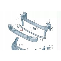 Volkswagen поло aw фронт bumper foam 2g0807248d
