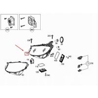 Mercedes - benz е w213 фронт left headlight праворульные a2138202361