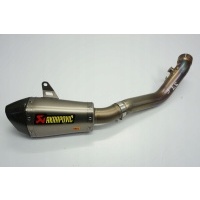 Kawasaki zx - 10r 11 - 15 глушитель спортивный akrapovic трубки входная дб kiler