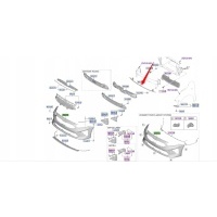 Балка бампера передняя низ kia ceed 3 86571 - j7000