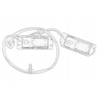 Lampka lampa oświetlenia tablicy Hyundai OE 925012L000