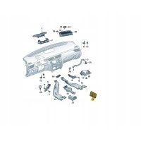 KRATKA WENTYLACYJNA VW TOUAREG II 7P 7PP819181A