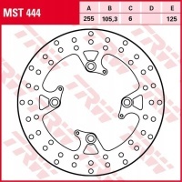 Trw mst444 диск тормозной