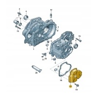 Оригинальные audi oe крышка кпп 02r301211b