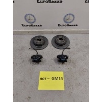 Задние тормозные суппорта с дисками Mercedes W209 Mercedes W209 CLK 2002-2009 A2104231012