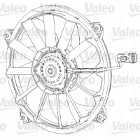 WENTYLATOR Valeo 696091 Wentylator , chłodzenie silnika