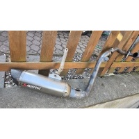 Глушитель выхлоп akrapovic 125 200 в сборе с креплениями