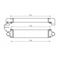 Diederichs dca1154 радиатор воздушный охладитель