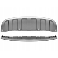 Audi q7 2009 - 2015 спойлер бампера серебристый 4l0807733b