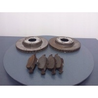 Форд фиеста mk5 1.4b тормозные диски тормозной передняя 258 мм