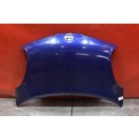 Капот крышка двигателя синий nissan micra k12 2001 - 2007