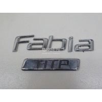 Эмблема на крышку багажника VAG Fabia (2007 - 2015) 5J6853687FFXC