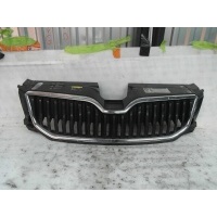 Решетка радиатора бампера skoda октавия iii рестайлинг 16 - 19 5e0853653c nr70