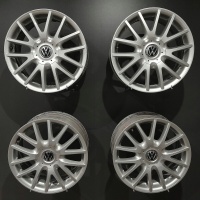 4× колесо алюминиевая volkswagen oe 1k0601025an 7.0 