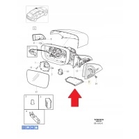 Volvo xc60 корпус зеркала левая нижняя крышка