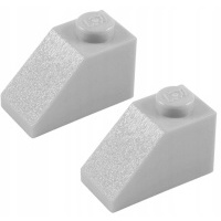 16585a LEGO 3040 4211614 skos 2x1 j.szary LBG 2szt