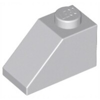 LEGO 3040 4211614 skos 1x2 Jasny szary 2szt