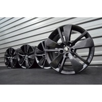 4× колесо алюминиевая skoda oe 8.0 