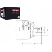 ZESTAW PRZEGUBU NAPĘDOWEGO KAMOKA X 3369K 861005 3