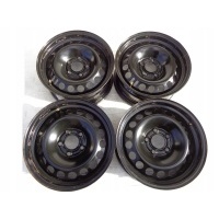4× колесо штампованное opel oe astra h 3 iii zafira ii b meriva 1002217 , 13197752 6.5 