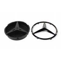 Эмблема звезда чёрный в решетка merc a2188880060 a0008171016 a0008880060
