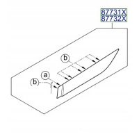 Hyundai oe 877322s000 накладка декоративная / защитный , дверь