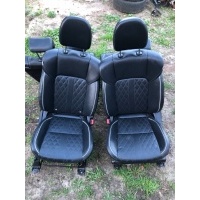 Кресла кожаные комплект mitsubishi outlander iii romby piekne