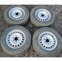 4× колесо штампованное mercedes - benz oe колесо мерседес спринтер w906 crafter a0014013502 6.5 