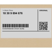 Крышка наконечники трубки , хромированный правый bmw x3 g01 lci g08 lci x4 g02 lci