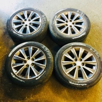 4× колесо алюминиевая peugeot oe 308 t9 7.0 