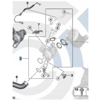 Bmw f20 f23 f30 f32 f10 f25 комплект монтажный турбокомпрессоры 11652456228