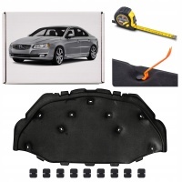 Volvo s80 ii 2006 - 2016 изоляция капота 31352181 комплект для wygłuszeń ściągacz для запонки клокспринг miernicza 3m